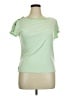 Chaps 100% Cotton Green Short Sleeve Top Size 1X - photo 1