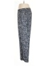 Nic + Zoe Houndstooth Blue Casual Pants Size 6 - photo 5