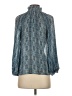 Intermix 100% Polyester Blue Long Sleeve Blouse Size M - photo 2