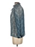 Intermix 100% Polyester Blue Long Sleeve Blouse Size M - photo 5