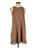 Paper Crane 100% Polyester Brown Casual Dress Size S - photo 1