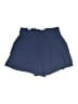 Shein 100% Cotton Solid Blue Shorts Size 0X - photo 2