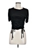 Mele E Pere Black Short Sleeve Top Size M - photo 1