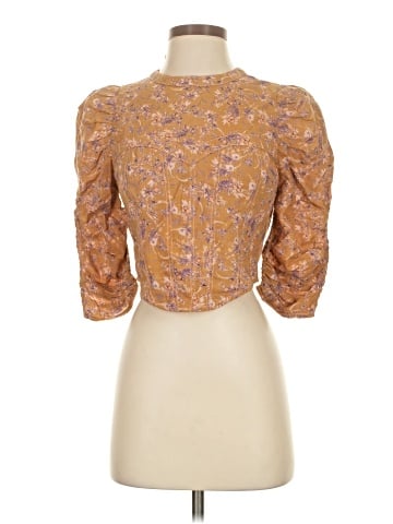 Free People 3/4 Sleeve Blouse (view 1)