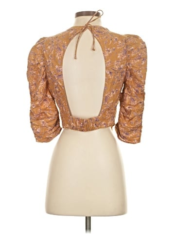 Free People 3/4 Sleeve Blouse (view 2)
