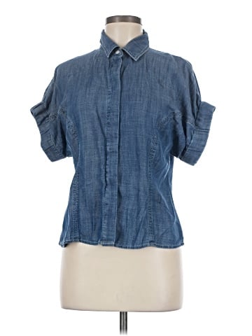 Banana Republic Factory Store Short Sleeve Button-Down Shirt (view 1)
