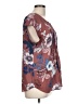 Daniel Rainn 100% Polyester Brown Short Sleeve Blouse Size L - photo 4