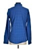 storm creek Houndstooth Blue Long Sleeve Blouse Size M - photo 2