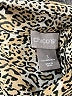 Chico's 100% Polyester Animal Print Tan Gold Long Sleeve Blouse One size - photo 7