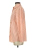 J. McLaughlin Stripes Orange Long Sleeve Blouse Size S - photo 5