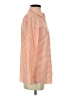 J. McLaughlin Stripes Orange Long Sleeve Blouse Size S - photo 4