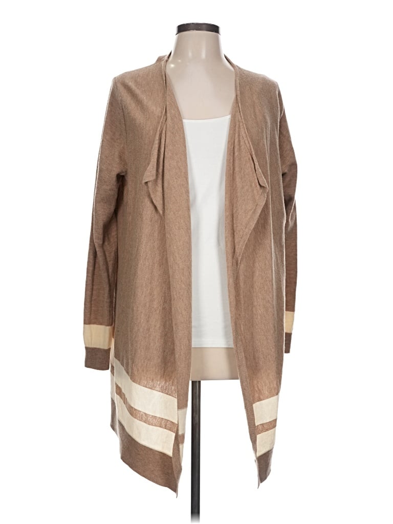Pre-owned Boden Wool Cardigan Sweater In Tan