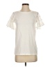 Pepin 100% Cotton Ivory Short Sleeve Top Size S - photo 1