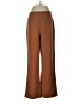 Backyard Roses Solid Brown Casual Pants Size M - photo 1