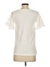 Pepin 100% Cotton Ivory Short Sleeve Top Size S - photo 2