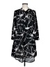 Daniel Rainn 100% Polyester Print Black Casual Dress Size M - photo 1
