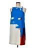 Milly Graphic Blue Casual Dress Size 6 - photo 1