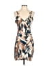 Shein Graphic Tan Cocktail Dress Size 4 - photo 1