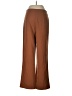 Backyard Roses Solid Brown Casual Pants Size M - photo 2