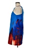 Milly Graphic Blue Casual Dress Size 6 - photo 5