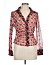 Zara Red Long Sleeve Blouse Size L - photo 1