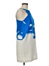 Milly Graphic Blue Casual Dress Size 6 - photo 4