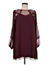 BCBGeneration 100% Polyester Burgundy 3/4 Sleeve Blouse Size M - photo 1