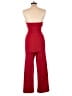 Bailey Blue Solid Red Jumpsuit Size L - photo 2