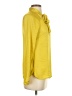 Forenza 100% Polyester Yellow Long Sleeve Blouse Size XS - photo 4