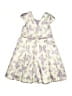 Catherine Malandrino 100% Polyester Floral Purple Dress Size 5 - photo 2