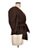 Hutch Brown 3/4 Sleeve Blouse Size L - photo 4