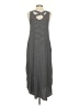 Final Touch Solid Gray Casual Dress Size S - photo 2