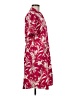 Halston Tropical Pink Burgundy Casual Dress Size M - photo 4