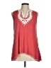 Max Studio Red Sleeveless T-Shirt Size M - photo 1