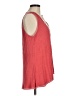 Max Studio Red Sleeveless T-Shirt Size M - photo 4