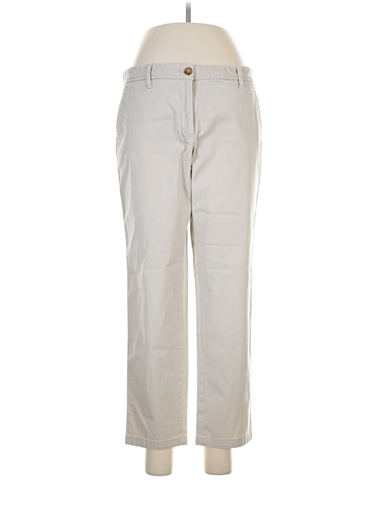 Pre-owned Talbots Khaki Pant In Gray