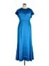 Alexia Admor Solid Blue Casual Dress Size 14 - photo 1