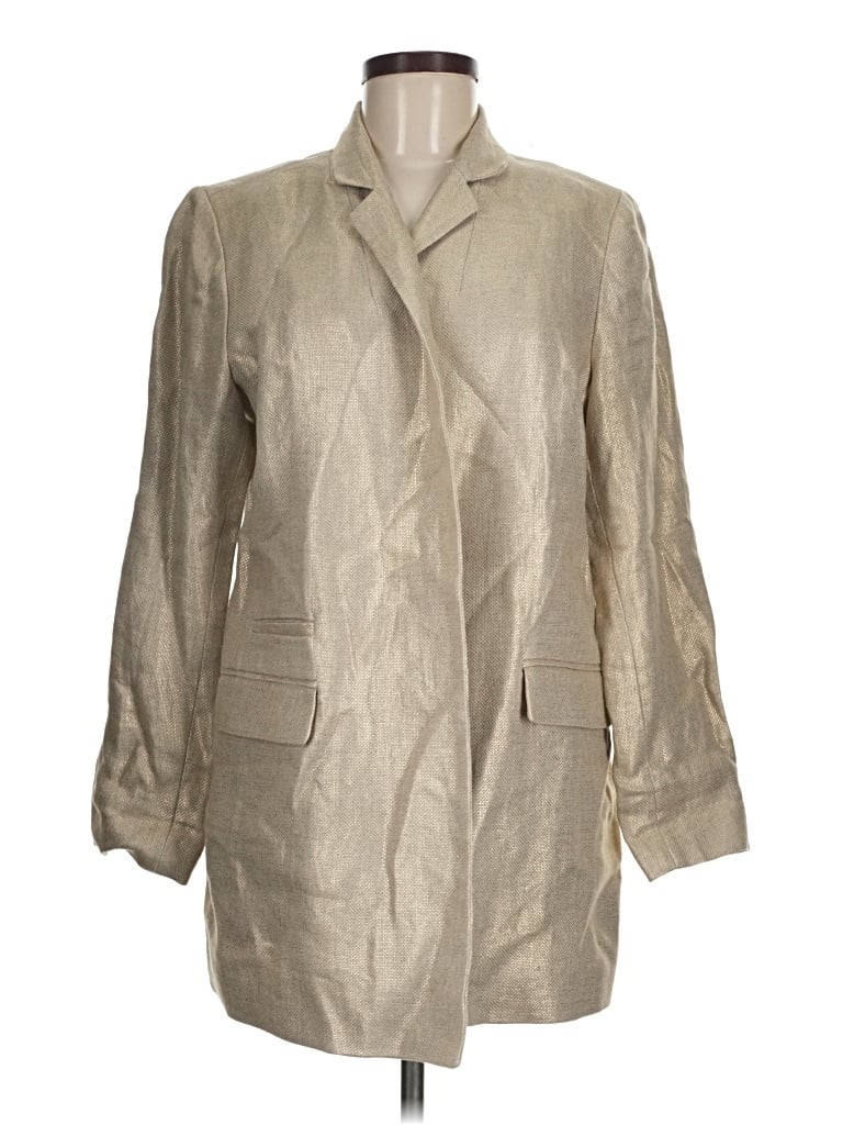 Pre-owned Chico's Trenchcoat In Gold