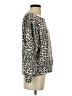 Good American 100% Cotton Animal Print Silver Pullover Sweater Size 2 - photo 4
