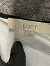 Ann Taylor LOFT 100% Polyester Ivory Long Sleeve Blouse Size M - photo 7
