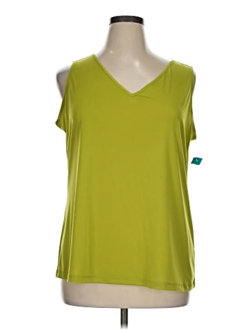 Susan Graver Sleeveless T-Shirt (view 1)