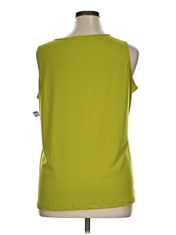 Susan Graver Sleeveless T-Shirt (view 2)
