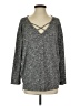 Alya Gray Long Sleeve Top Size S - photo 1