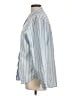 Universal Thread 100% Cotton Stripes Blue Long Sleeve Button-Down Shirt Size L - photo 5