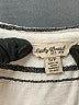 Lucky Brand Stripes Ivory Silver Long Sleeve Blouse Size S - photo 7