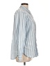 Universal Thread 100% Cotton Stripes Blue Long Sleeve Button-Down Shirt Size L - photo 4