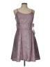 Morgan & Co. Metallic Silver Cocktail Dress Size 13 - photo 1