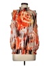 Serenade 100% Polyester Orange Sleeveless Blouse Size L - photo 1