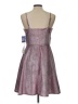 Morgan & Co. Metallic Silver Cocktail Dress Size 13 - photo 2