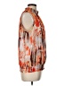 Serenade 100% Polyester Orange Sleeveless Blouse Size L - photo 4